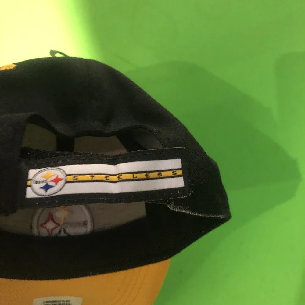 NFL Team Apparel Youth Pittsburg Steelers Adjustable Baseball Cap/Hat NEW W/TAGS